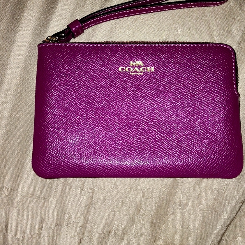 Beautiful purple wristlet